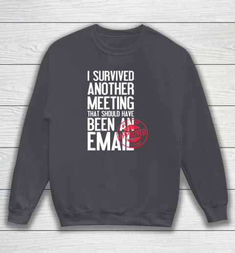 I Survived Another Meeting That Should Have Been An Email Sweatshirt 9
