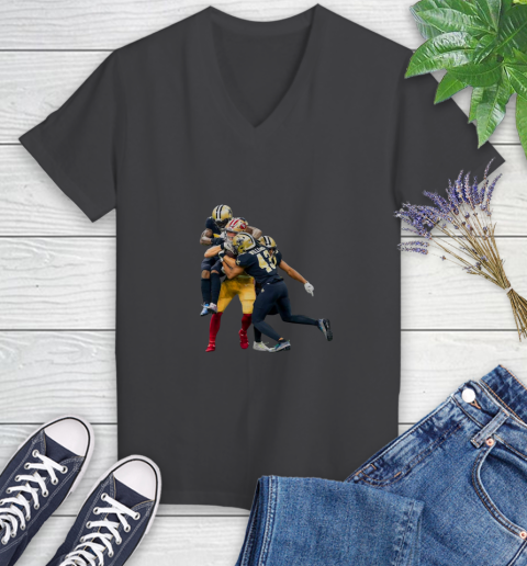 Sprint Football San Francisco 49ers And New Orleans Saints Shirts 83