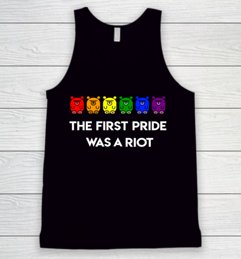 Rainbow Bears The First Pride Was A Riot LGBT Gay Tank Top