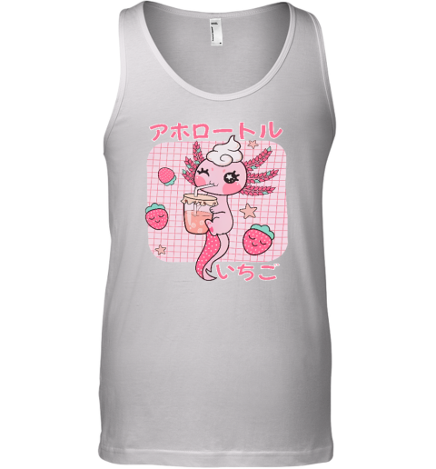 Michelle Otter Strawberry Axolotl Tank Top