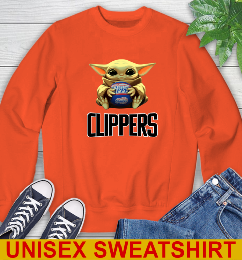 NBA Basketball LA Clippers Star Wars Baby Yoda Shirt 28