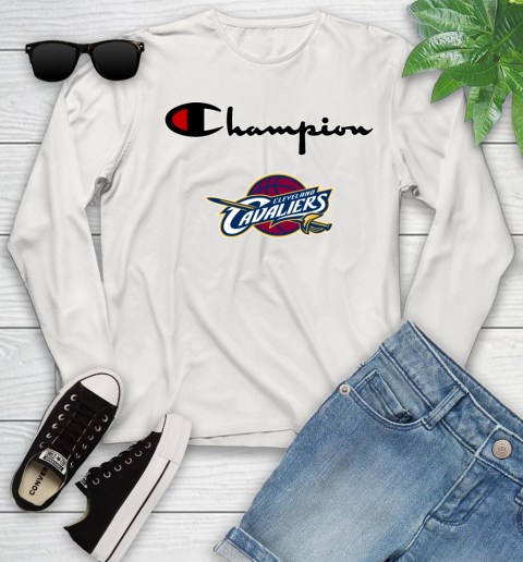 NBA Basketball Cleveland Cavaliers Champion Shirt Youth Long Sleeve 10
