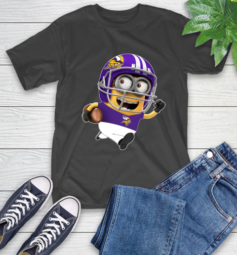 NFL Minnesota Vikings Minions Disney Football Sports T-Shirt 2
