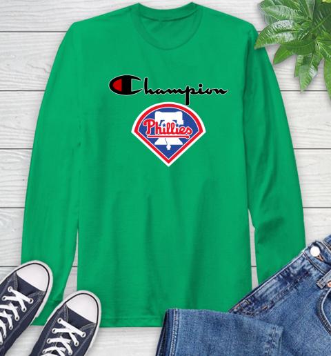 MLB Baseball Philadelphia Phillies Champion Shirt Long Sleeve T-Shirt 5