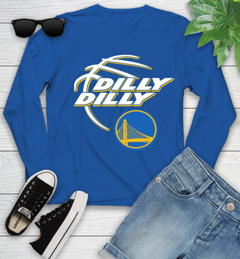 NBA Golden State Warriors Dilly Dilly Basketball Sports Youth Long Sleeve 9