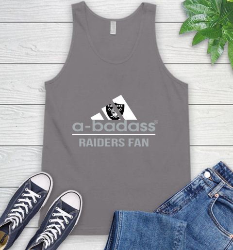 NFL A Badass Oakland Raiders Fan Adidas Football Sports Tank Top 6