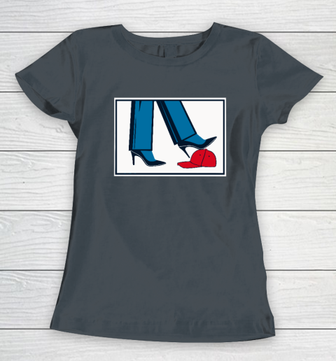 Kamala Harris Heels Stepping On Maga Hat Women's T-Shirt 3