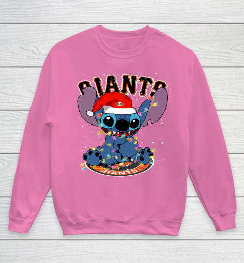 San Francisco Giants MLB noel stitch Baseball Christmas Youth Sweatshirt 3