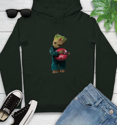 NBA Groot Guardians Of The Galaxy Basketball Sports Chicago Bulls Youth Hoodie 13