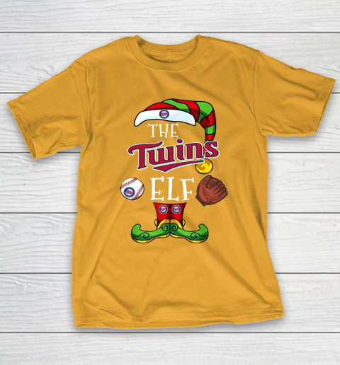 Minnesota Twins Christmas ELF Funny MLB T-Shirt 2
