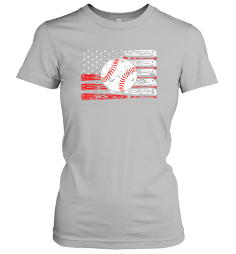 lscm vintage baseball american flag shirt 4th of july gifts ladies t shirt 20 front sport grey