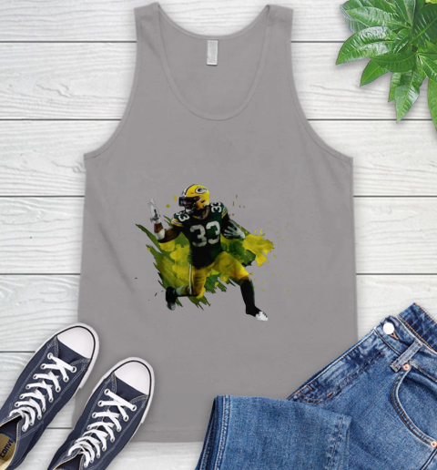 Aaron Jones Running Green Bay Packers Tank Top 3