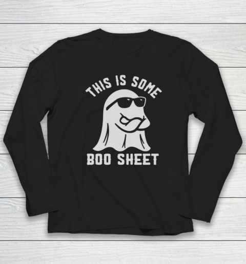 This Is Some Boo Sheet Shirt Funny Ghost Spooky Cute Long Sleeve T-Shirt