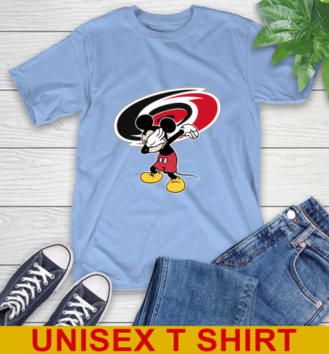 Carolina Hurricanes NHL Hockey Dabbing Mickey Disney Sports T-Shirt 11