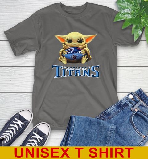 NFL Football Tennessee Titans Baby Yoda Star Wars Shirt T-Shirt 8