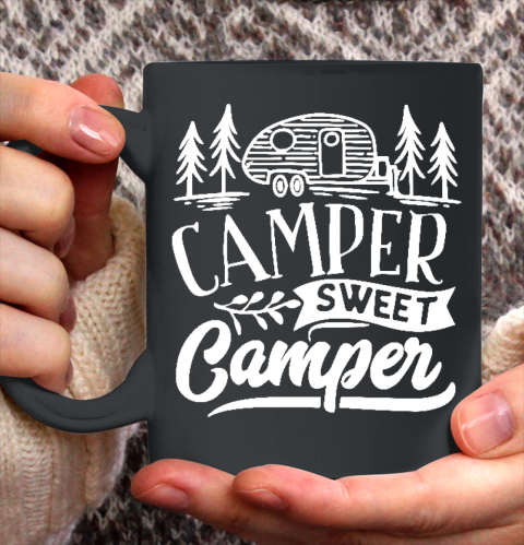 Camper sweet camper. funny Camping design Ceramic Mug 11oz
