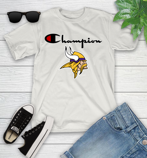 NFL Football Minnesota Vikings Champion Shirt Youth T-Shirt 11