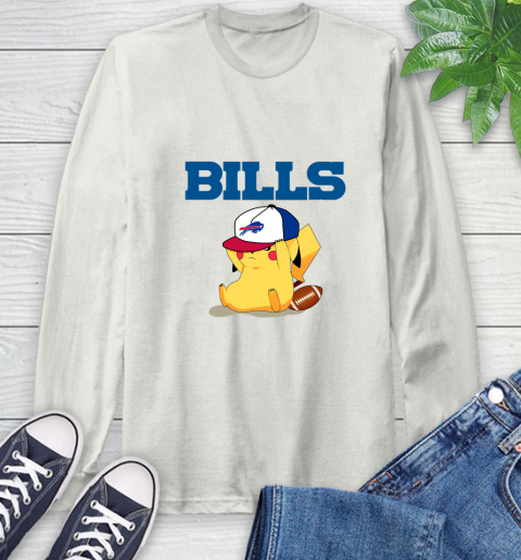 NFL Pikachu Football Sports Buffalo Bills Long Sleeve T-Shirt 12