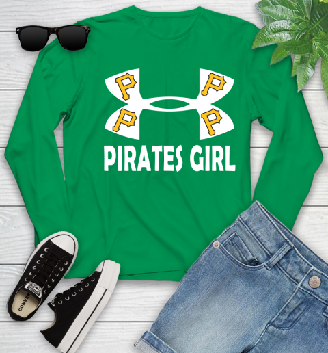 MLB Pittsburgh Pirates Under Armour Baseball Sports Youth Long Sleeve 7