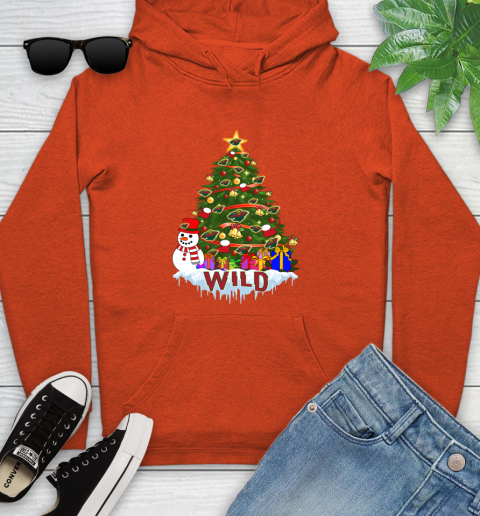 Minnesota Wild Merry Christmas NHL Hockey Sports Youth Hoodie 5