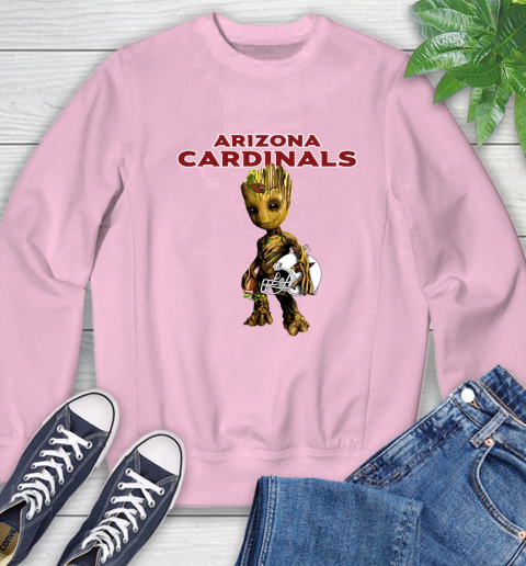 Arizona Cardinals NFL Football Groot Marvel Guardians Of The Galaxy Sweatshirt 9