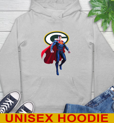 NFL Superman DC Sports Football Green Bay Packers Hoodie 6