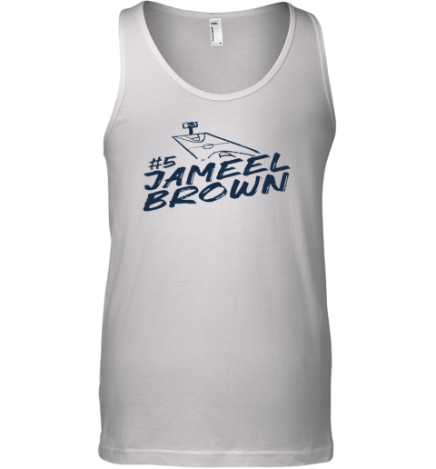 Gomym Merch Jameel Brown 5 Chalk Tank Top