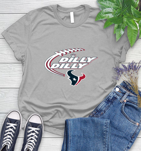 NFL Houston Texans Dilly Dilly Football Sports Women's T-Shirt 5