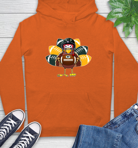 Green Bay Packers Turkey Thanksgiving Day Hoodie 5