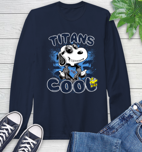NFL Football Tennessee Titans Cool Snoopy Shirt Long Sleeve T-Shirt 3