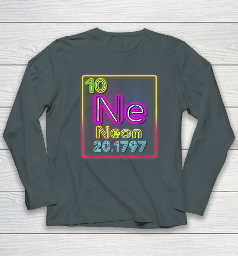 Neon Element Of The Chemistry Periodic Table For Scientists Long Sleeve T-Shirt 3