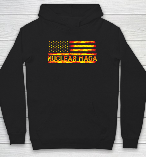 Nuclear Maga USA Flag Hoodie