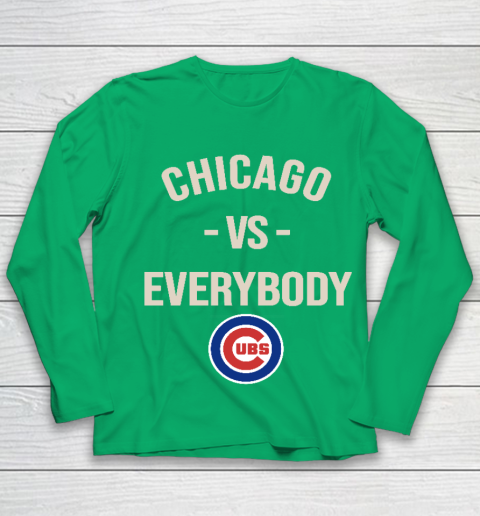 Chicago Cubs Vs Everybody Youth Long Sleeve 4