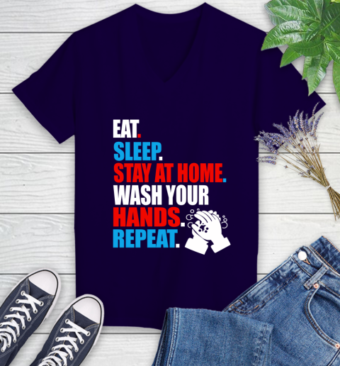 Coronavirus Shirt  Eat Sleep Stay At Home Wash Your Hands Repeat Shirt 74