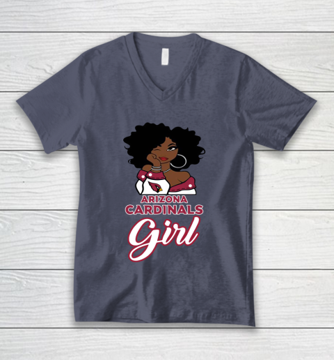 Arizona Cardinals Girl NFL V-Neck T-Shirt 8