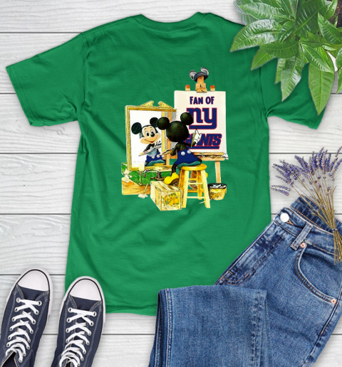 NFL Football New York Giants Mickey Drawing Shirt 88