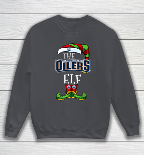 Edmonton Oilers Christmas ELF Funny NHL Sweatshirt 4