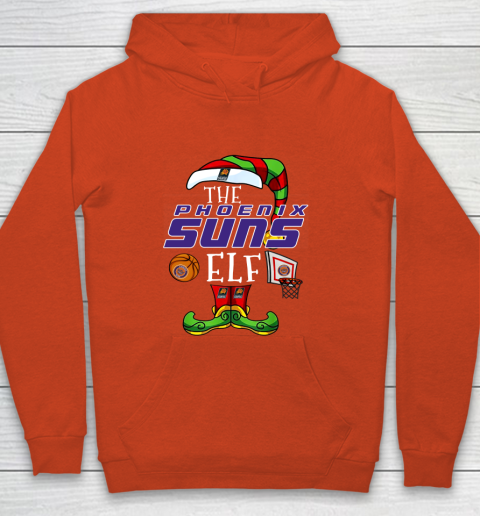 Phoenix Suns Christmas ELF Funny NBA Youth Hoodie 3