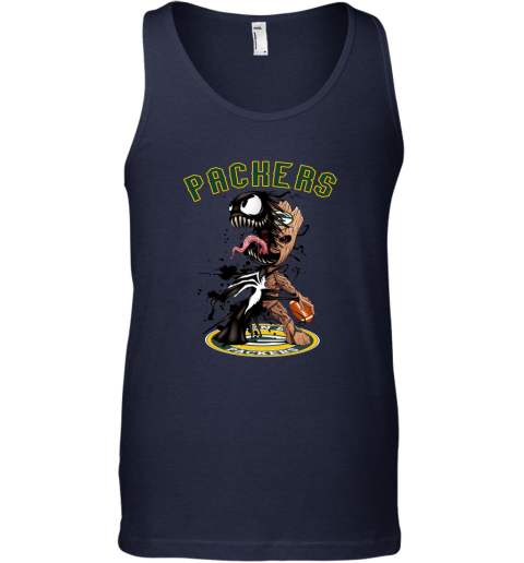NFL Green Bay Packers Football Venom Groot Guardians Of The Galaxy u3XyO1EVrB3 unisex tank 17 95 151514 front navy