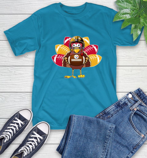 Pittsburgh Steelers Turkey Thanksgiving Day T-Shirt 8