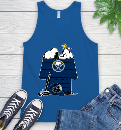 Buffalo Sabres NHL Hockey Snoopy Woodstock The Peanuts Movie Tank Top 5