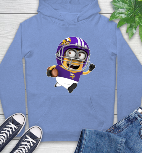 NFL Minnesota Vikings Minions Disney Football Sports Hoodie 11