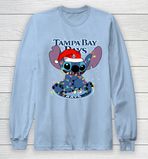 Tampa Bay Rays MLB noel stitch Baseball Christmas Long Sleeve T-Shirt 5