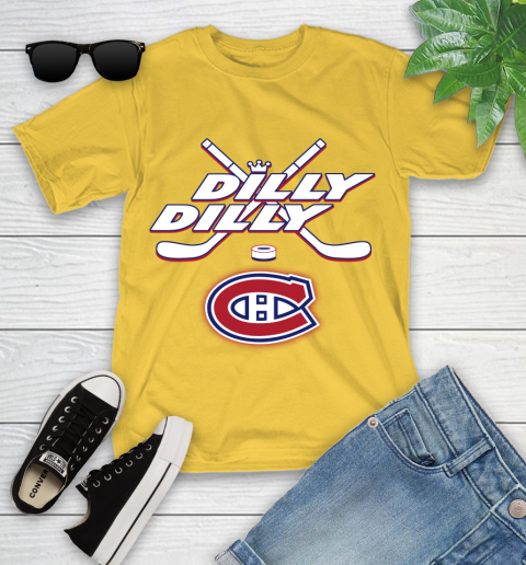 NHL Montreal Canadiens Dilly Dilly Hockey Sports Youth T-Shirt 8