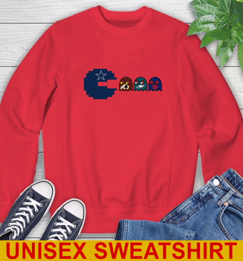 Dallas Cowboy NFL Football Pac Man Champion Sweatshirt 10