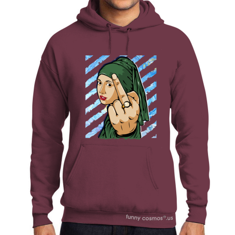 Air Jordan 1 Pine Green Matching Sneaker Tshirt The girl With The Pearl Earing Middle Finger Green and Black Jordan Tshirt