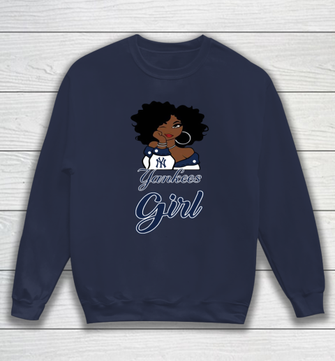 New York Yankeess Girl MLB Sweatshirt 3
