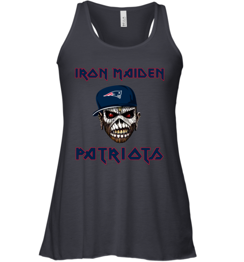 NFL New England Patriots Iron Maiden Rock Band Music Football Sports CLtrqTPN5PJ flowy tank 32 95 151514 front midnight