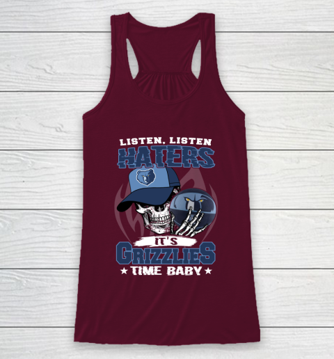 Listen Haters It is GRIZZLIES Time Baby NBA Racerback Tank 2