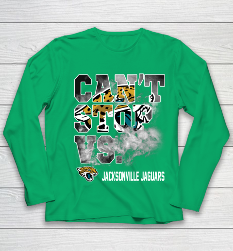 NFL Jacksonville Jaguars Can't Stop Vs Youth Long Sleeve 4